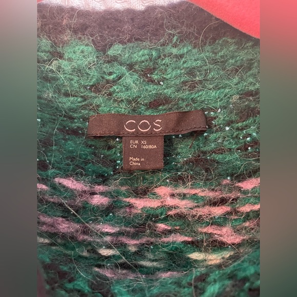 Wool COS Long Sleeve Sweater Sz XS - Picture 4 of 5